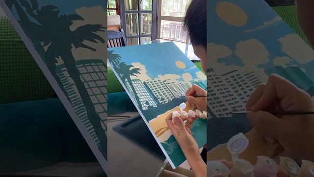 Завершаю картину по номерам смотреть онлайн