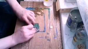 Декор тарелок монетами. Денежное дерево. Diy.