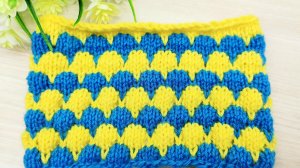 УЗОРЫ СПИЦАМИ / ОБЪЕМНЫЙ узор Буфы спицами / УЗОРЫ СПИЦАМИ СХЕМЫ / ВЯЗАНИЕ СПИЦАМИ УЗОРЫ /