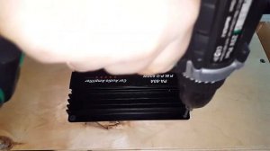 Разобрал сабвуфер от домашнего кинотеатра. Установка усилителя с алиэкспресс, и первый тест. 3.ч.