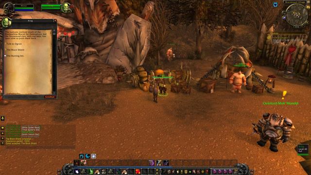 Quest 286: The Black Shield (WoW, Horde, Tauren, Druid)