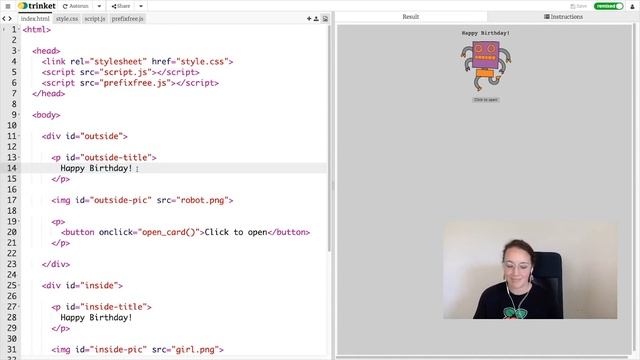 Code a greeting card in HTML | Digital Making at Home
