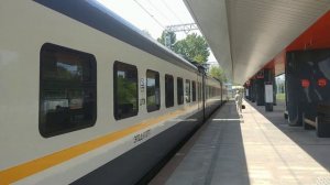 Электропоезд ЭП2Д-0137 ЦППК платформа МЦД-2 Щукинская