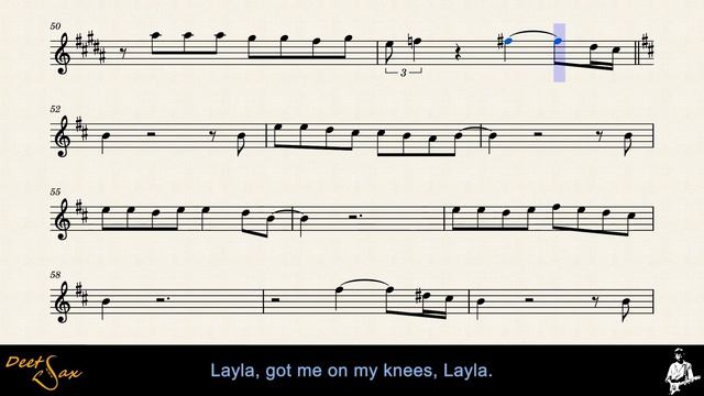 🇬🇧 LAYLA - Eric Clapton - Alto Sax смотреть онлайн