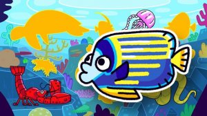 Club Baboo | Goldfish and other animals with Baboo the monkey