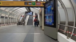 Walkthrough to Leonardo Express Train from Terminal 3 baggage claim - Rome Fiumicino Airport (FCO)