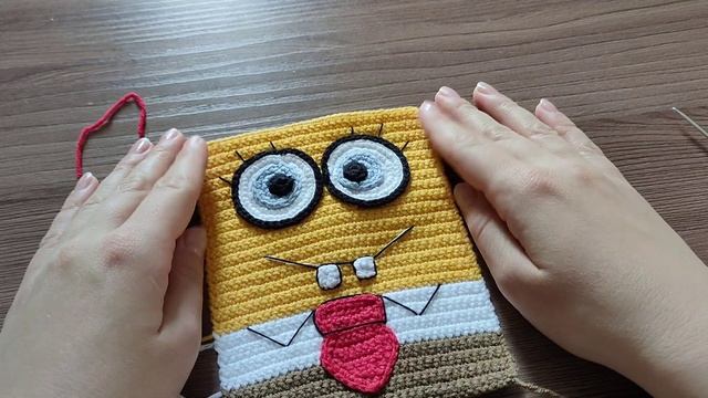 Спанч боб крючком. Подробный мастер класс. Часть 3. смотреть онлайн