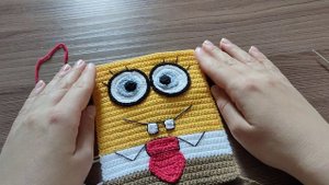 Спанч боб крючком. Подробный мастер класс. Часть 3.