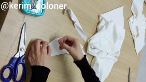 Кимешек. Өте оңай кимешек тігу әдісі