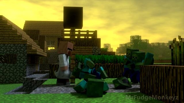 Zombie life - Minecraft Top 5 Life Animations смотреть онлайн