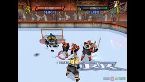NHL Rock The Ring - Gameplay PSX / PS1 / PS One / HD 720P (Epsxe)