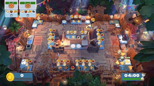 Overcooked 2 Campfire Cook Off: Level 1-3, SoloQ 3 Stars смотреть онлайн