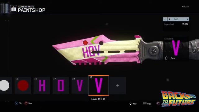 BO3 ''BACK TO THE FUTURE HOVER BOARD'' COMBAT KNIFE PAINT JOB смотреть онлайн