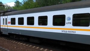 ЭП2Д-0059 сообщением Серпухов - Новоиерусалимская на пл. Авангард
