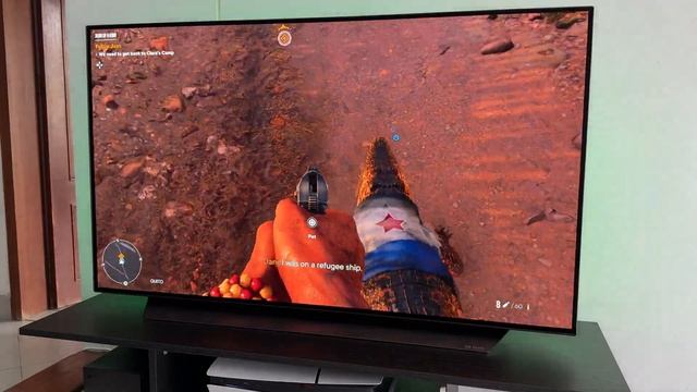 LG OLED C2 + Farcry 6 PS5 Slim Gameplay 4K 120hz Fps Test (Best Oled Gaming TV) смотреть онлайн