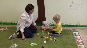 Фрагмент занятия по сенсомоторной коррекции