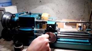 Станок Универсал 2 - работа отрезной фрезой