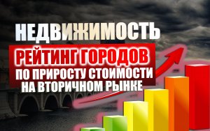 Рейтинг городов РФ по приросту стоимости на недвижимость ( вторичка ) в 2023 году. Москва не лидер !