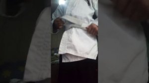 Как завязать пояс ромбиком в тхэквондо ITF