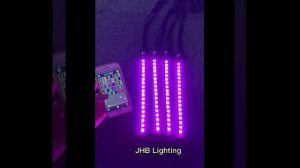 JHB 1FT 12" Chasing LED Strips Lights with Remote+Bluetooth controllable Brake/Reverse/Turn signals