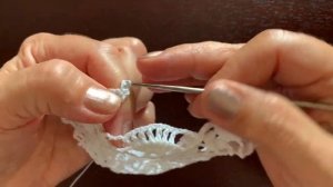 8-конечная звезда - верхушка для рождественской елки крючком