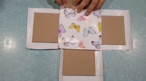 КОРОБКА СЮРПРИЗ С ОТКИДНЫМИ СТЕНКАМИ НА 8 МАРТА