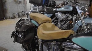 Делаем сиденье для нашего Harley-Davidson Heritage