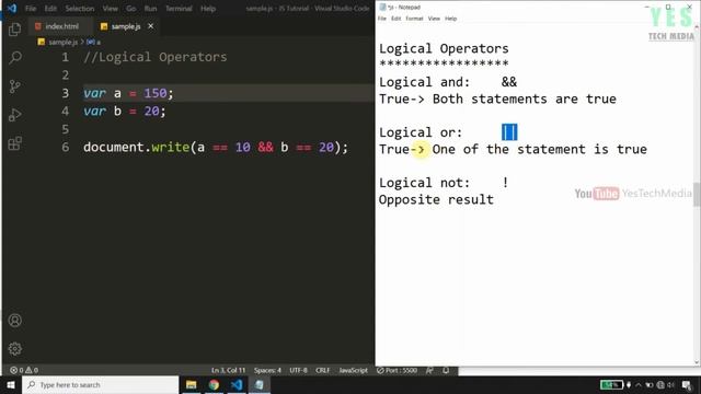 Logical Operators | JavaScript Malayalam Tutorial | Part 8 of 25 |