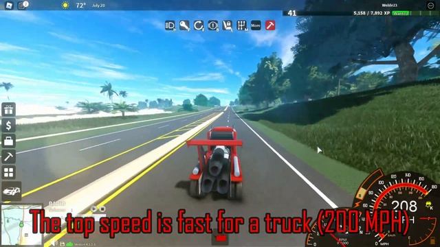 Roblox Ultimate Driving - Review of the *NEW FREE EXCLUSIVE* Shockwave Jet Truck (SUPER FUN!) смотреть онлайн