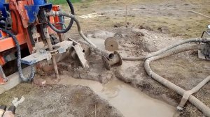 СКВАЖИНА СПБ: Процесс бурения ТВЁРДЫХ ПОРОД, Гатчинский р-н ЛО.