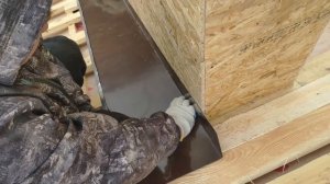 Фартук шахты вентиляции, детальный монтаж