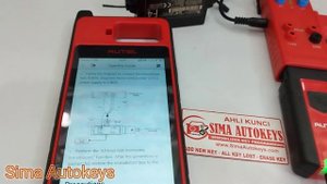 Video full program chip Toyota H 8a by Autel KM100 dan G-BOX2