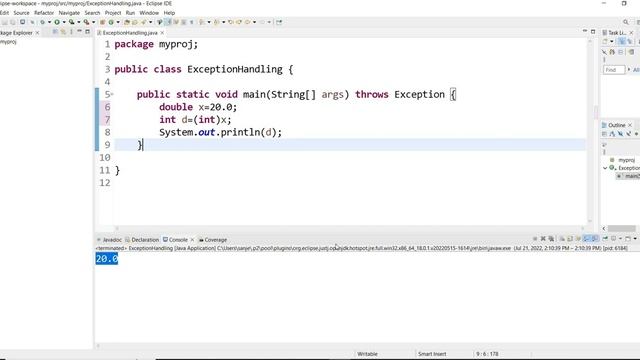 #72 Java Conversion | Type Conversion | Type Casting