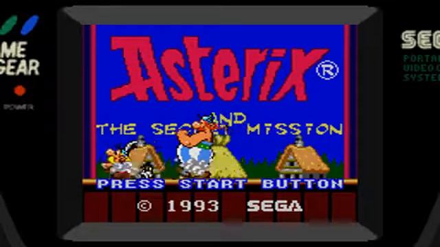 Game Gear - Asterix and the Secret Mission Intro смотреть онлайн