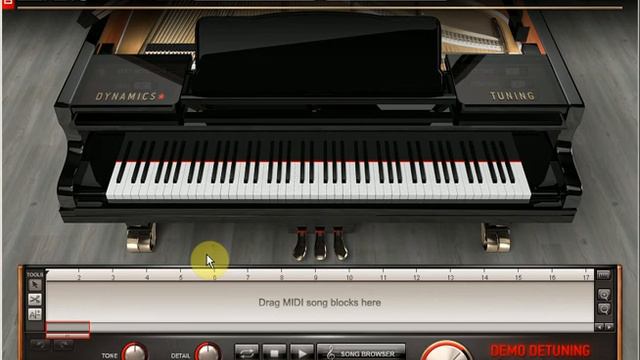 Toontrack EZkeys vst Acoustic Grand Piano Quick Demo - I love you Lord