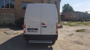 защита заднего бампера на Renault Master