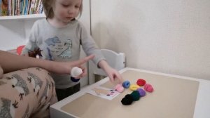 Пример занятия с ребёнком двух лет. Как заниматься с ребёнком.