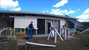 ОБШИВКА КАРКАСНОГО ДОМА / ВАГОНКА / ПОКРАСКА/