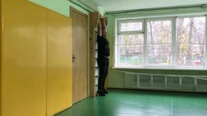Упражнения на шведской стенке. Часть 1