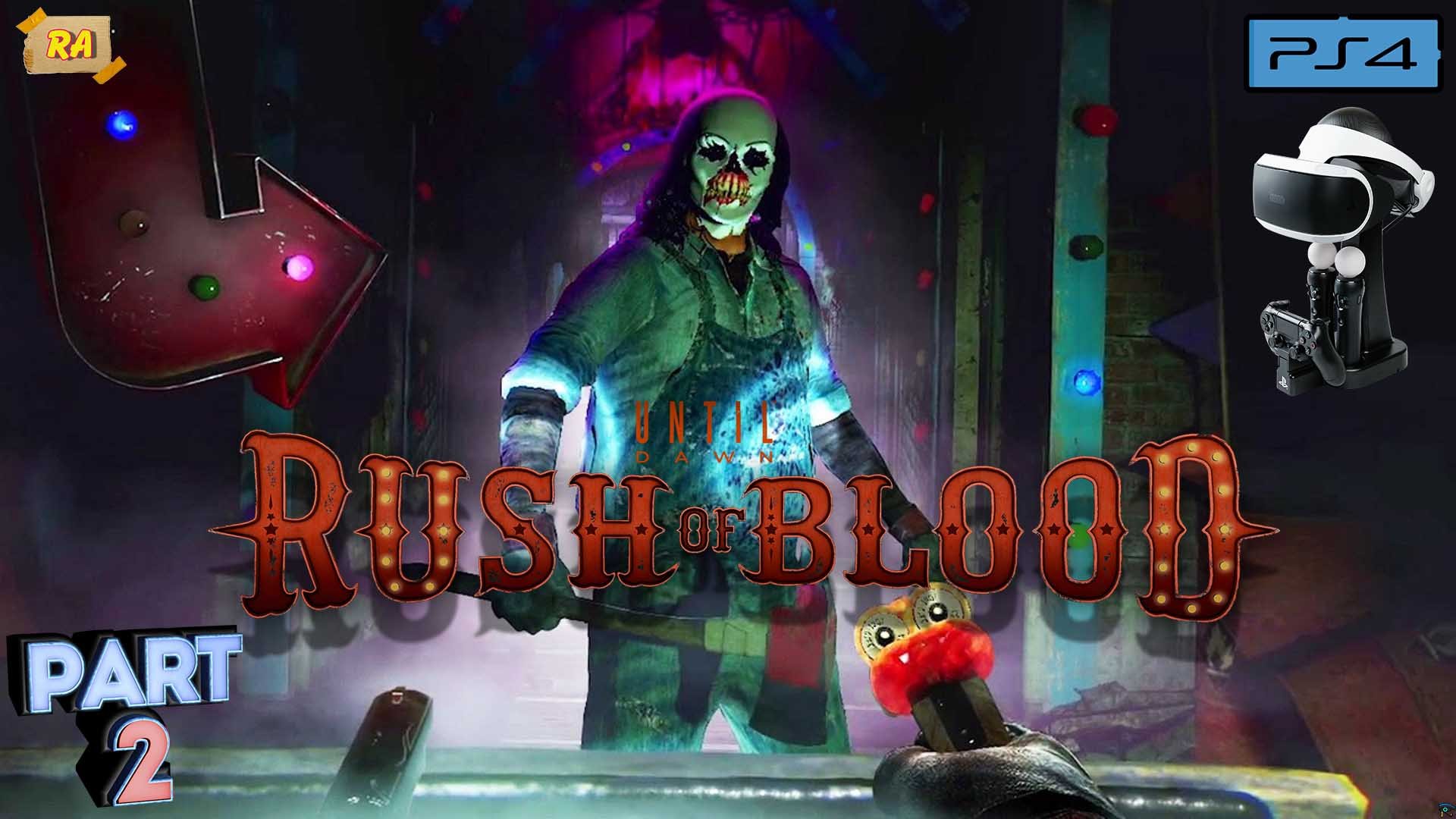 Until Dawn Rush of Blood - Дожить до рассвета в (PS4) VR  -= Часть 2=-