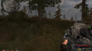 stalker call of pripyat//прохождение игры S.T.A.L.K.E.R исследование вертолёта СКАТ-1!