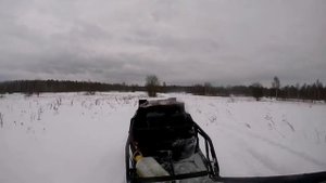 Путешествие на мотобуксировщике, мотособаке балт моторс.