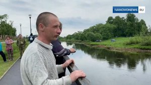 Обрушение моста в селе Холуй Ивановской области