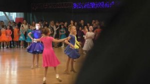 Спортивно-бальные танцы Дети Соло. Соревнования по спортивным танцам "Весеннее танго", Киев