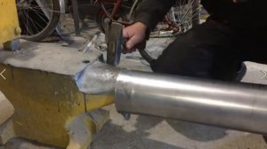 Подсоединение нержавеющего дымохода к газ-котлу и разное.