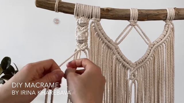 ПАННО макраме. Часть 2. (DIY Macrame)