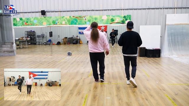 Dominican bachata footwork 6 - Intermediate Sequence смотреть онлайн