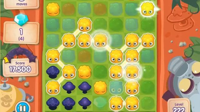 Jelly Splash Level 222 смотреть онлайн