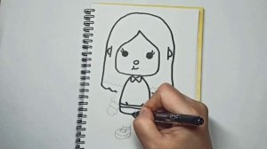 Рисуем Персонажа Тока Бока/How to draw Toca Boca