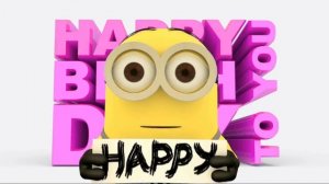 Миньоны поздравляют с Днем Рождения